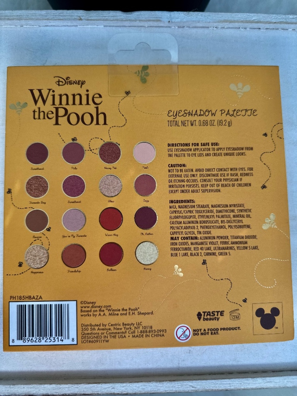 Disney Winnie the Pooh Eyeshadow Palette w/ Mirror Cute Collector Makeup Palette - Picture 7 of 10